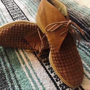 K-I-T-I-T Woven Leather Oxfords